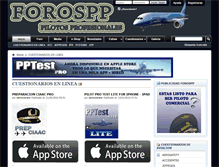 Tablet Screenshot of forospp.com